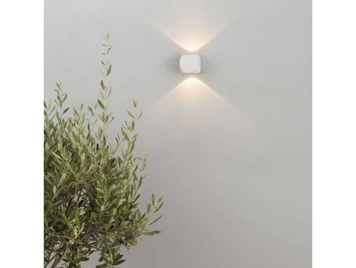 Unieke wandlamp Zari 2-lichts wit Lyora - 108785