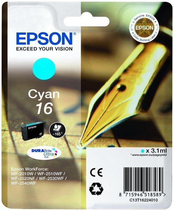 Cartuccia stampante Epson C13T16224020 DURABRITE ULTRA 16