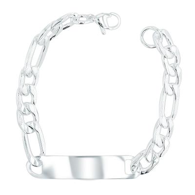 Armband ADELIA´S "Armband aus Edelstahl 21 cm", silber, Armbänder, Herren, 21cm, Edelstahl, Armband, Ein stilvolles Geschenk für besondere Momente