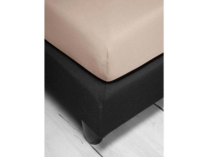 Irisette Spannleintuch, Naturfarben, 90-100x200 cm, Rundumgummi, bügelfrei, weich und anschmiegsam, formstabil und langlebig, spielend leicht zu überziehen, besonders dehnbar, Heimtextilien, Bettwäsche & Leintücher, Leintücher, Spannleintücher