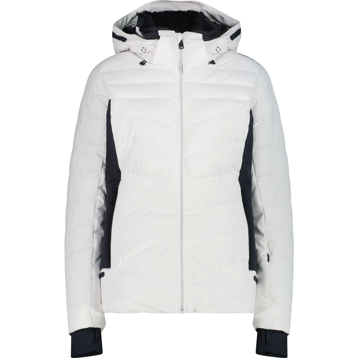 CMP Woman Ski Ski Jacket Zip Hood bianco (A001) 34 36W0956-A001-34