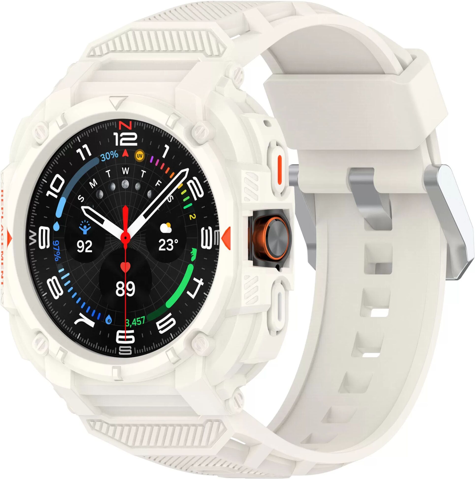 INF Bracelet intégré pour Samsung Watch Ultra 47 mm Blanc