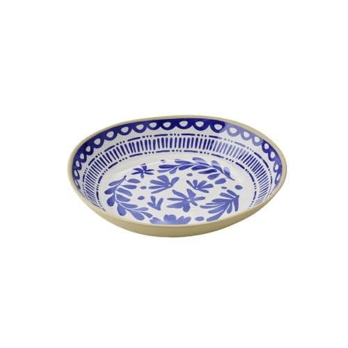 APS Floryn Serveerschaal Melamine Blauw/Wit/Beige Ø 33 cm, 2,4 liter