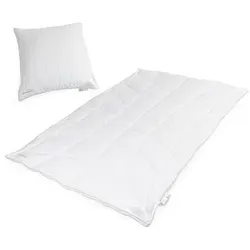 GOLDWOLKE Betten-Set, 2tlg. Kopfkissen & Ganzjahresdecke f.Allergiker geeignet