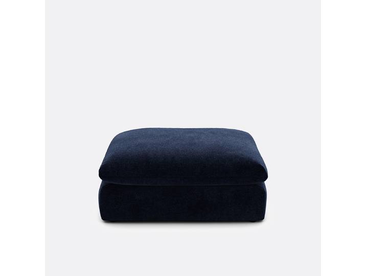 LA REDOUTE Pouf modulable, polyester chiné, MALO 1 Place Bleu Nuit, Made in France