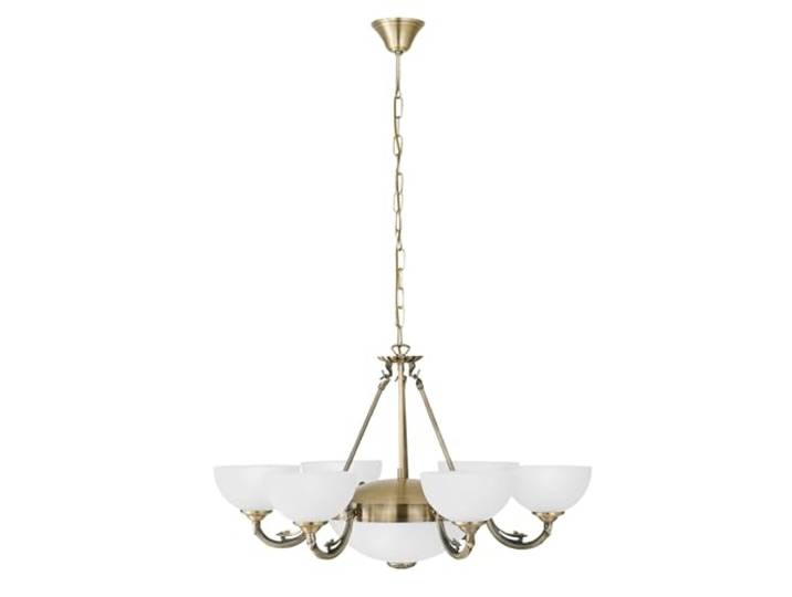 EGLO Hanglamp Savoy, 8-lichts vintage pendellamp rustiek