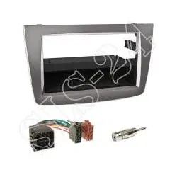 Autoradio 2-DIN Rahmen mit Fach Radioblende+Adapter Einbauset für Alfa MiTo (...