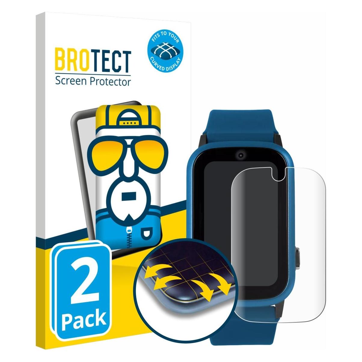 Brotect Fullscreen Schutzfolie Displayschutz Folie Klar Transparent (5159478)