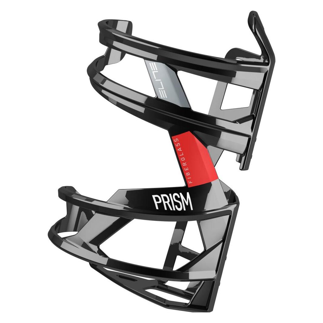 Elite Flaschenhalter Prism Schwarz/Rot Glänzend (EL0181002)