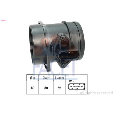 FACET Sensor, Ansauglufttemperatur 10.1567 für BMW