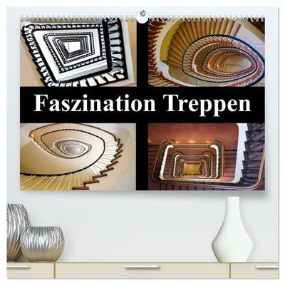 Faszination Treppen (hochwertiger Premium Wandkalender 2027 DIN A2 quer), Kunstdruck in Hochglanz