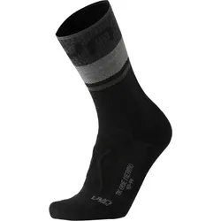 UYN, Herren, Sportsocken, Socken Sportlich Stretch (45 - 47), Schwarz, Grau