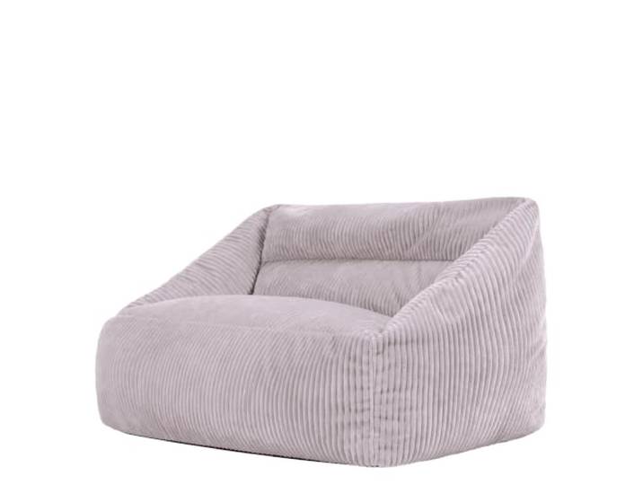 Icon Cecilia Cord Sitzsack Kinder Sofa mit Füllung, Lila In Deutschland Hergestellt, Sitzsack Sofa, Weicher Cordstoff, Kinder Sessel für Kinderzimmer und Schlafzimmer