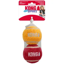 KONG Sport Softies Balls 2er Pack | Large farblich Sortiert