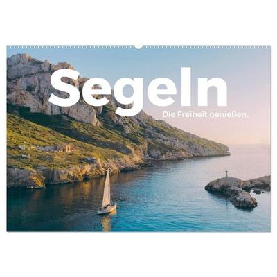 Segeln - Die Freiheit genießen. (Wandkalender 2027 DIN A2 quer), CALVENDO Monatskalender