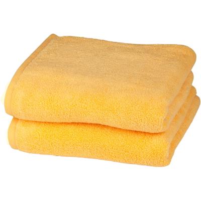 Handtücher ROSS "Sensual 9000", gelb (gingster), B:50cm L:100cm, Frottier, Obermaterial: 100% Baumwolle, Handtücher, mit Aloe-Vera-Öl veredelt