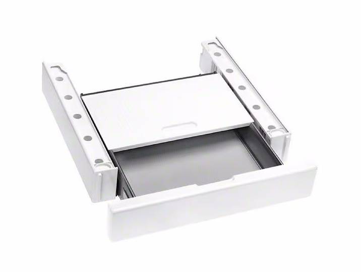 Miele WTV 511 mit Auszugsschublade Zwischenbausatz – Zwischenbausatz Waschturm – weiss