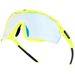 Force Cyclone Fahrradbrille schwarz fluo/blaues photochromatisches Glas