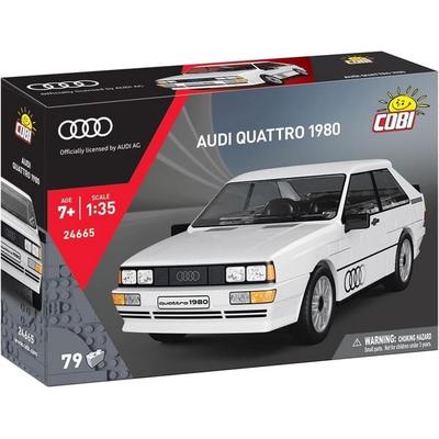 COBI 24665 - Audi Quattro 1980, weiß, 1:35, Bausatz, 79 Klemmbausteine
