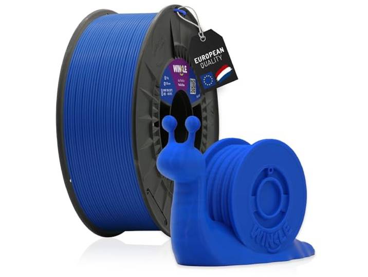 WINKLE PLA HD Filament 1.75mm Pacifisch Blauw, 1kg Spoel, 3D Printer Filament, PLA Blauw, Compatibel met Verschillende 3D Printers, Dimensionale Nauwkeurigheid +/- 0.03mm
