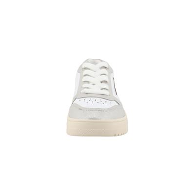 Sneaker TOM TAILOR "Tom Tailor Sneaker Low", Damen, Gr. 37, silber (silber, weiß), Polyurethan, Schuhe Sneaker