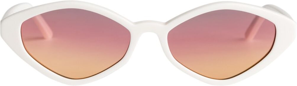 Sonnenbrille ROXY "Canuta", Damen, shiny weiß, braun gradient, Sonnenbrillen Sonnenbrille shiny weiß, braun gradient Einheitsgröße
