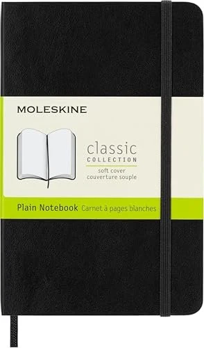 MOLESKINE Notizbuch Classic Collection ca. DIN A6 blanko, schwarz Softcover 192 Seiten