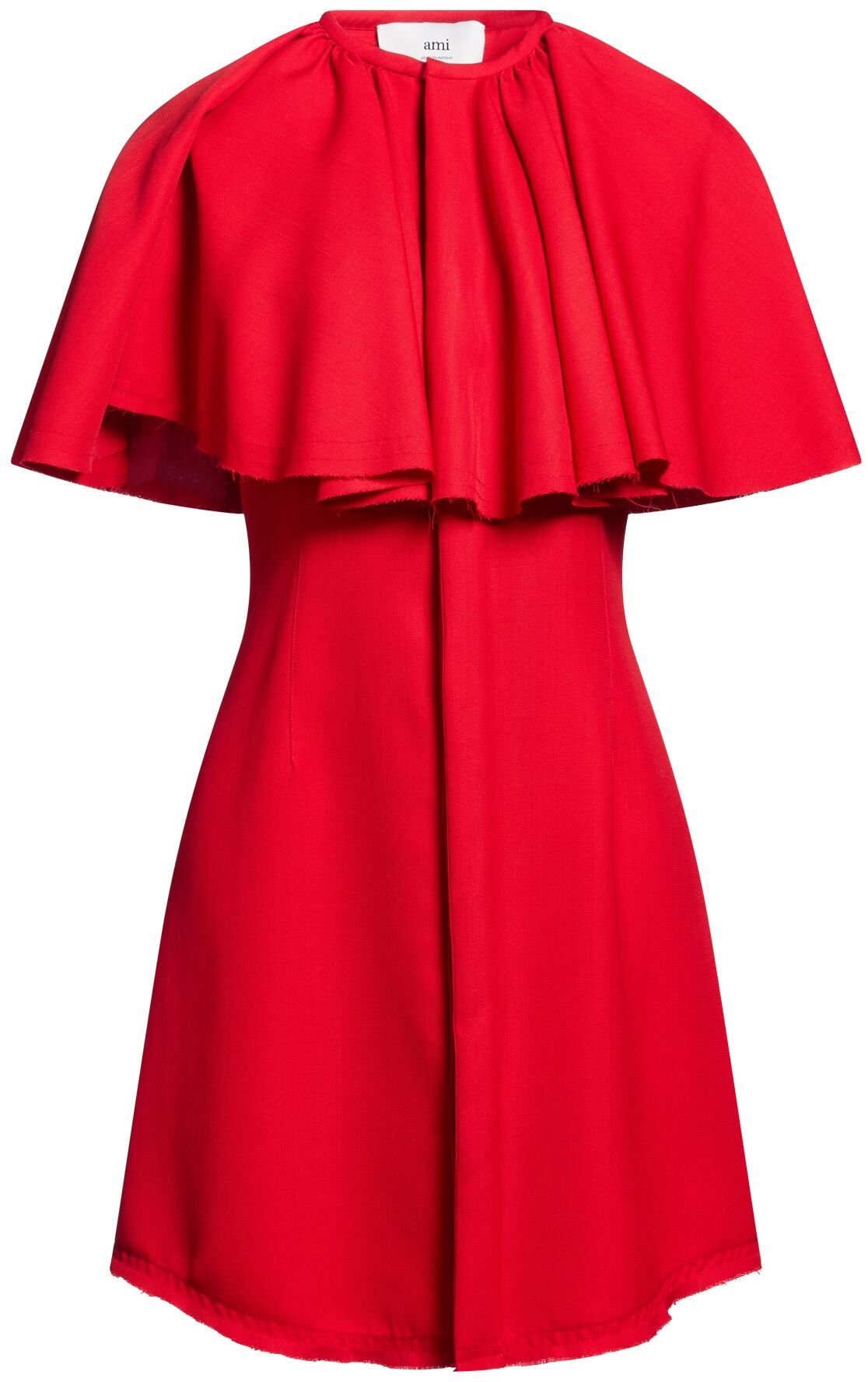 Ami Alexandre Mattiussi Minivestido Mujer Rojo 34,36,38 Mujer