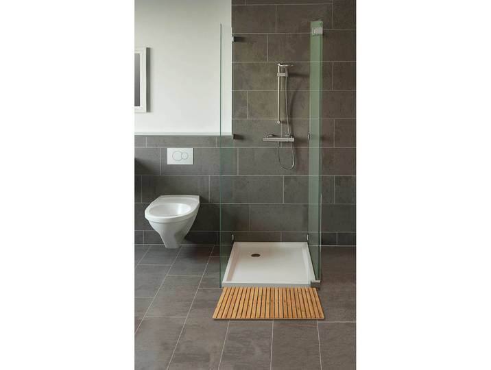 In-/ Outdoor Baderost Flesk Bambus, lackiert Braun 50 x 100cm
