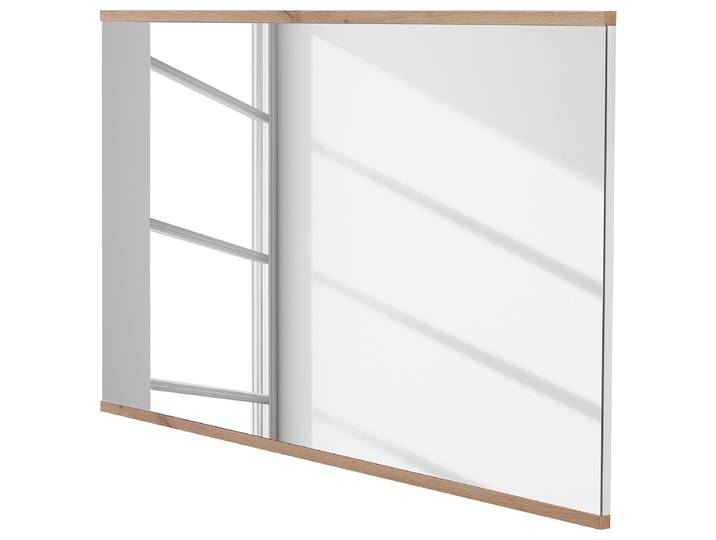 Miroir 135 x 74cm Marron Panneau aggloméré plaxé 135 x 74cm
