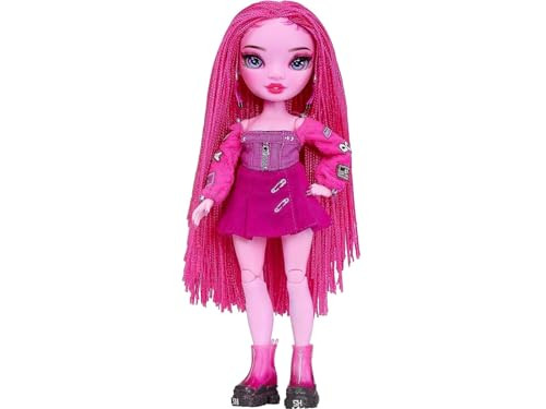 Rainbow High Shadow High Serie 3 Pinkie Roze Modepop met Modieuze Outfit en 10+ Kleurrijke Speelaccessoires