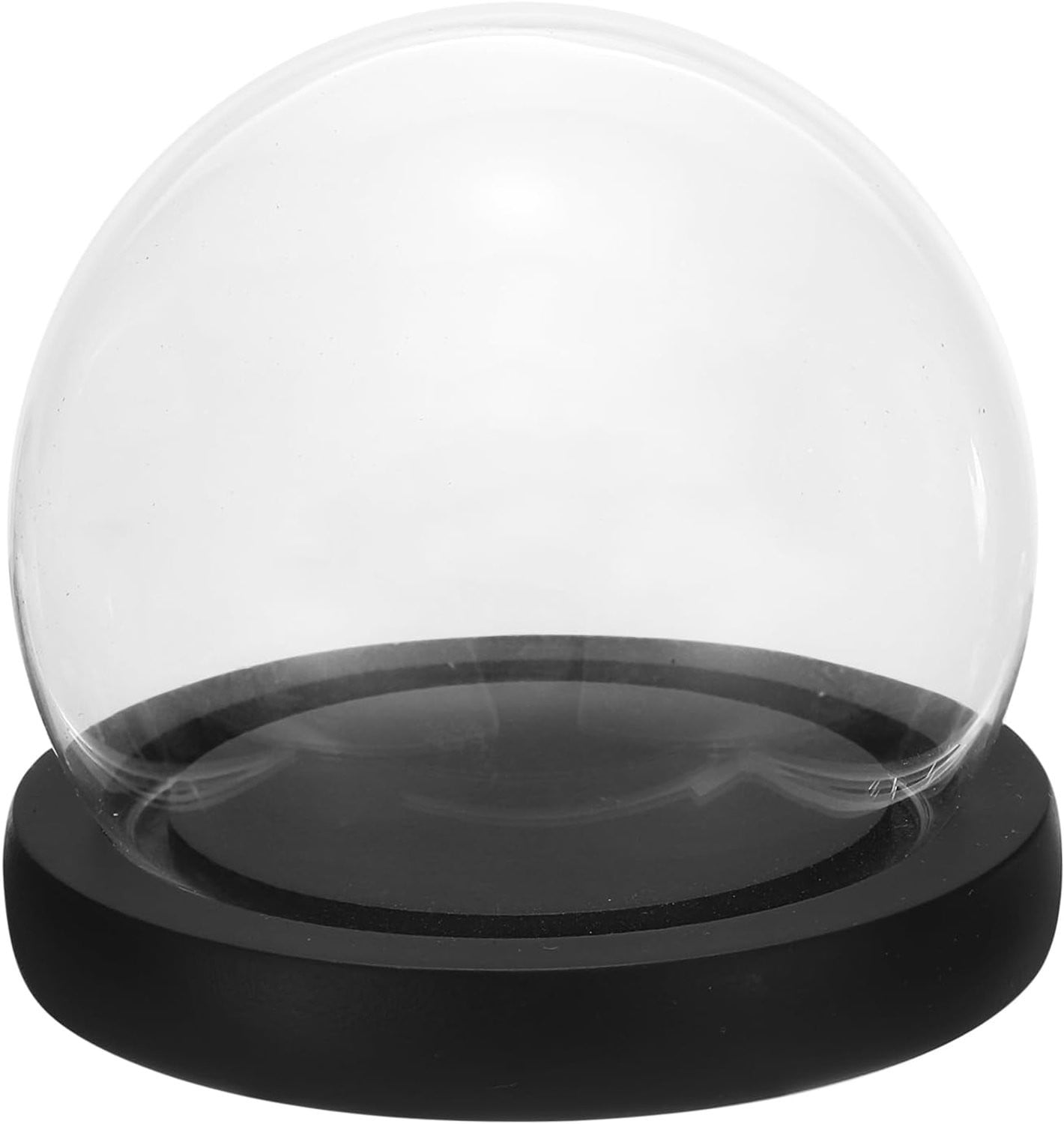 Ronde glazen stolp voor decoratieve presentatie