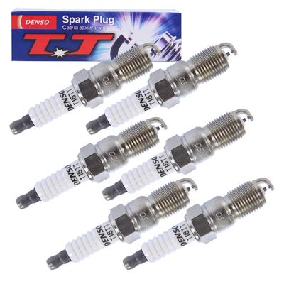 Denso 6x Zündkerze Twin Tip T16TT [Hersteller-Nr. T16TT] für Chevrolet, Buick, Ford