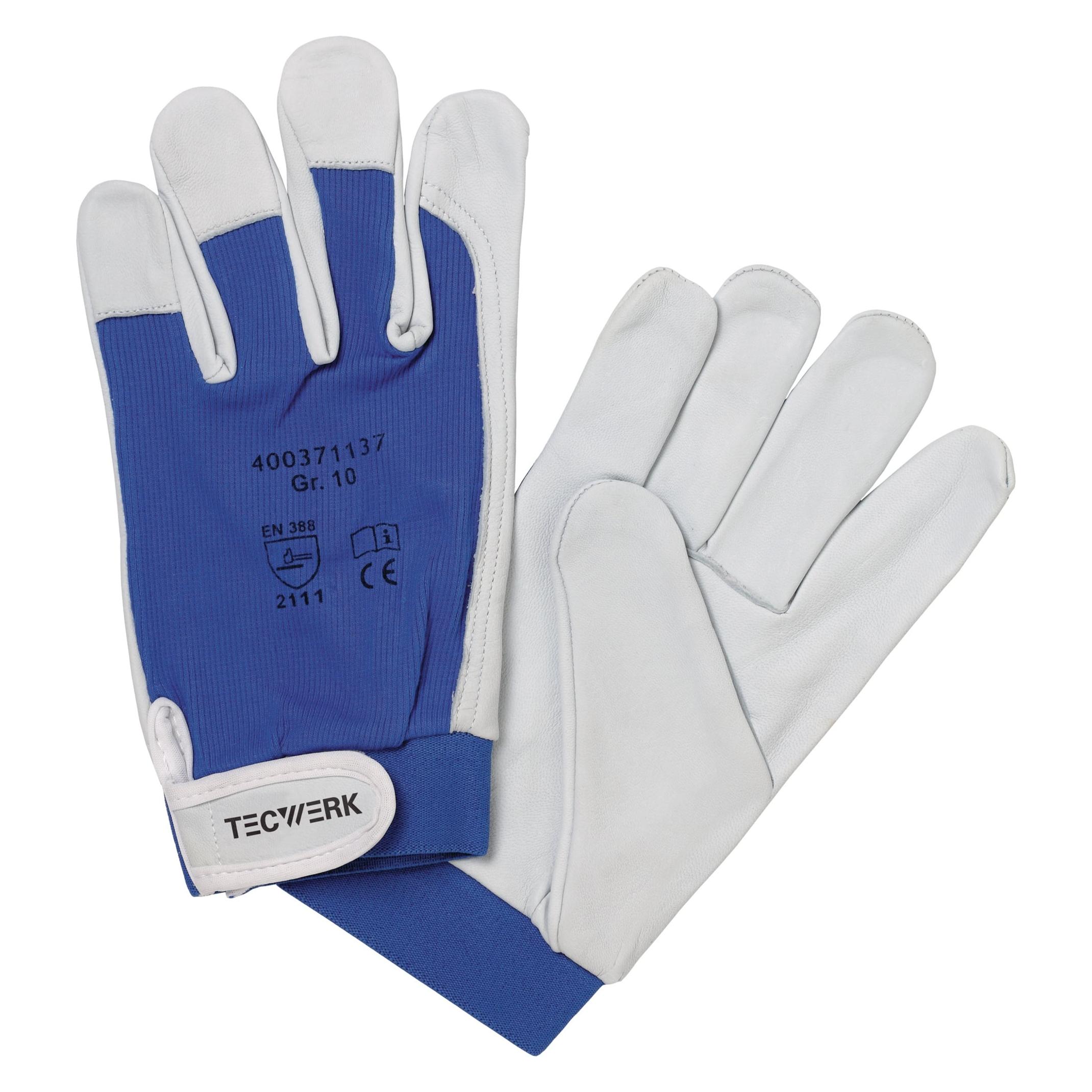 Tecwerk Handschuhe Donau Grösse 11 natur/blau EN 388 PSA-Kategorie II (11) (2000371138)