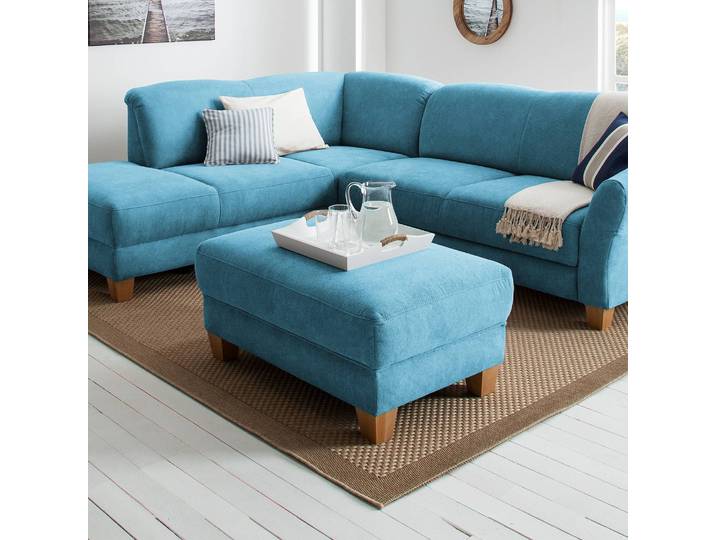 Repose-pieds 101 x 45 x 66cm Bleu/Bleu clair