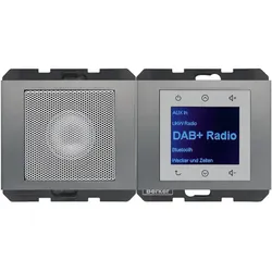 Berker Radio Touch UP DAB+ mit Lautsprecher K.5 (Edelstahl)