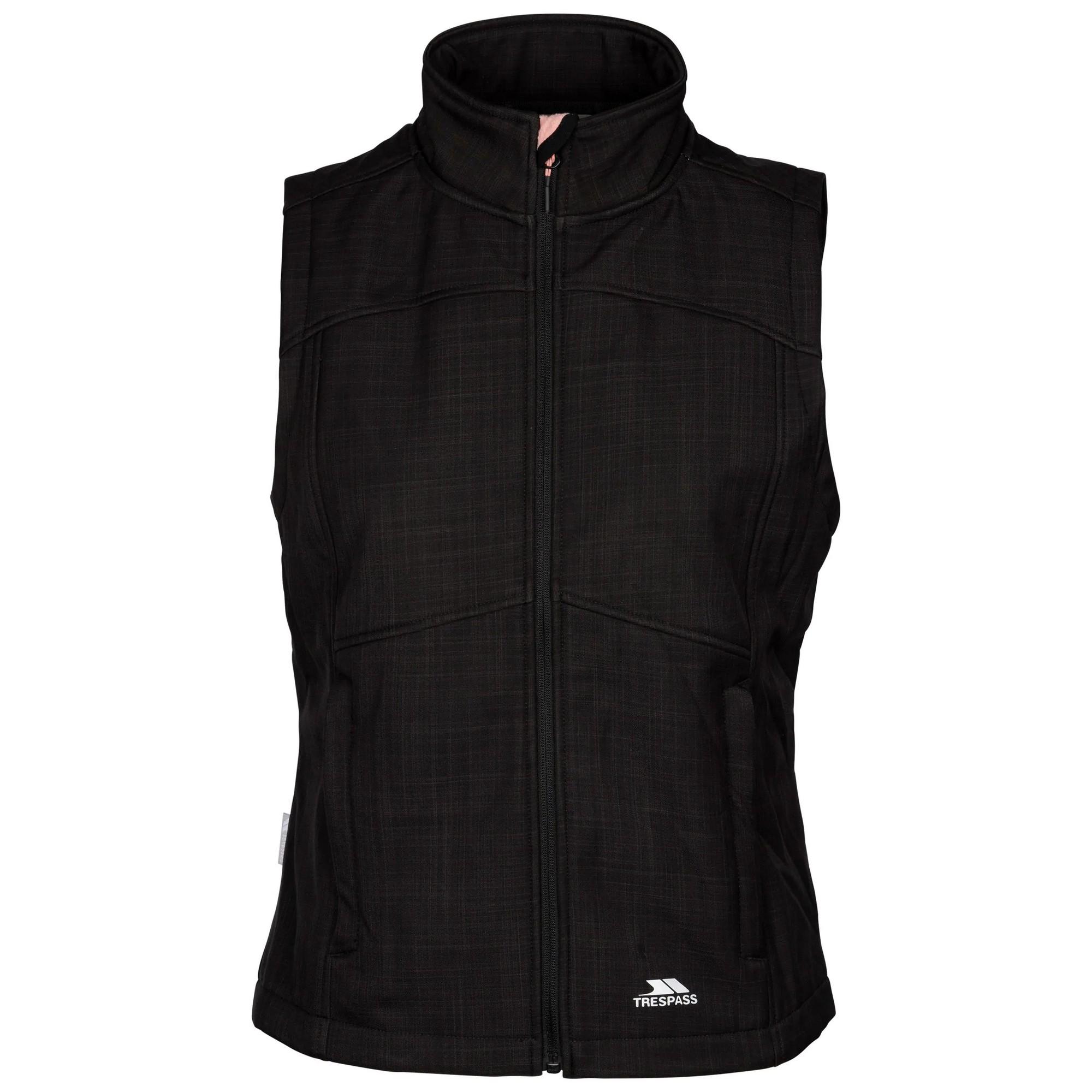 Trespass Dames/Dames Mereb TP50 Softshell Lichtgewicht Gilet (Zwarte mergel)