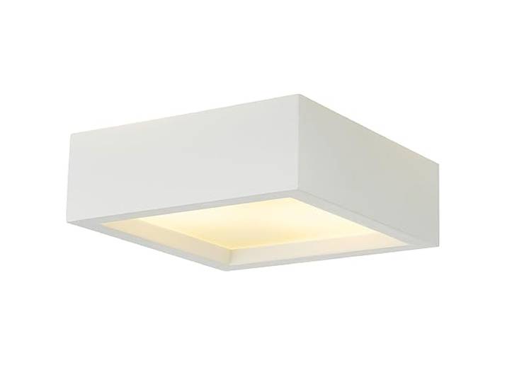 SLV 148002 Plafonnier GL104 Plâtre/Acier Blanc 50 W E27 Blanc