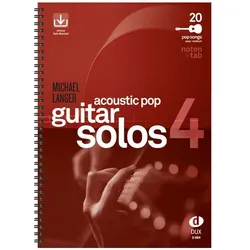 Acoustic Pop Guitar Solos 4, Fachbücher von Michael Langer