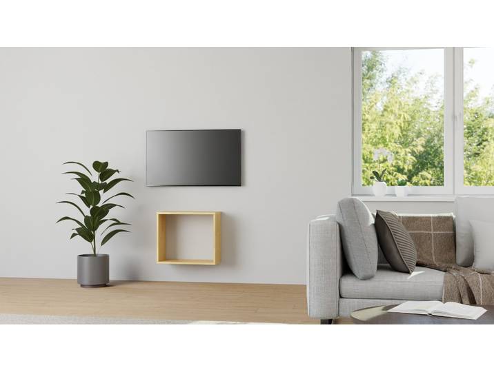 Le meuble pour décorer votre mur Hêtre Vernis clair