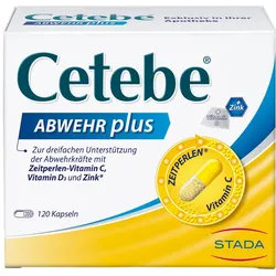 CETEBE Abwehr plus Mit Vitamin C, D und Zink 120 St