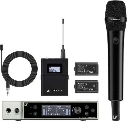 Sennheiser ew-DX MKE2/835S Draadloos systeem met twee microfoons