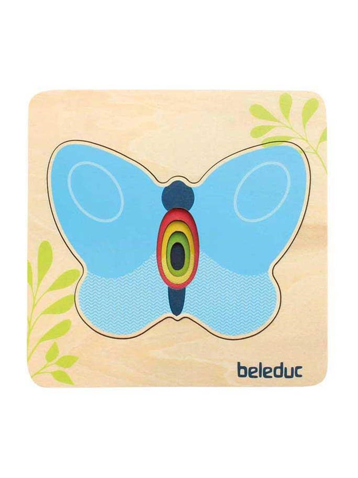 Beleduc Wooden Layered Puzzle Butterfly
