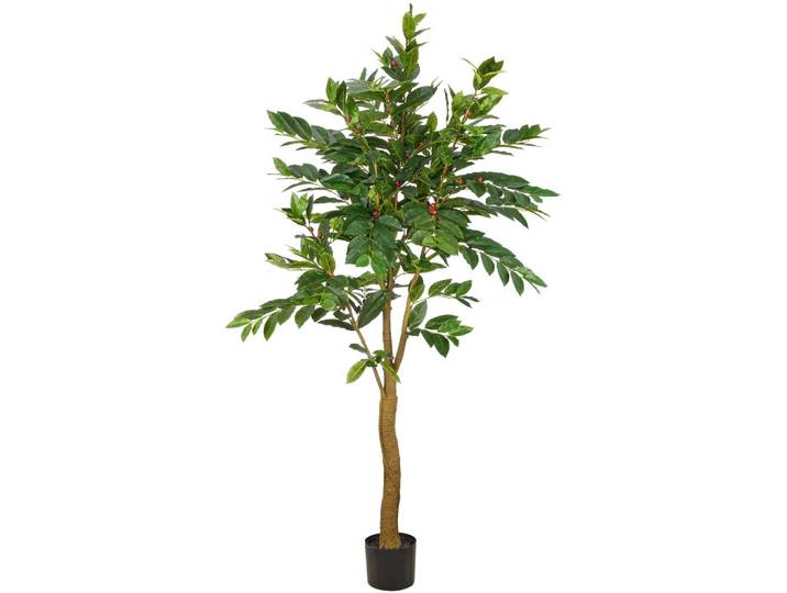 Kunstpflanze Coffea Baum Grün/Braun