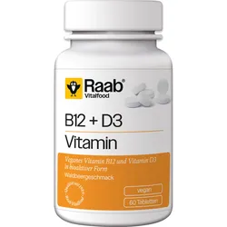 Raab Vitalfood Vitamin B12 + D3 Lutschtabletten 60 ST