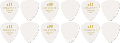Dunlop Celluloid White Pick Medium