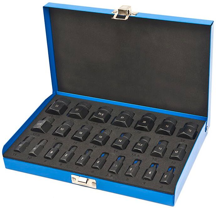 HBM Jeu d'extracteurs de vis multi-splines 25 pièces