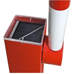 Moravia, Absperrung, COMPACT Solar Elektroschranke 2650 mm Sperrschranke mit Solarmodul