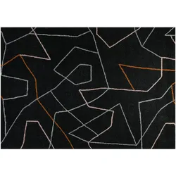 WECONhome Kurzflorteppich Nox anthrazit 70x140 cm