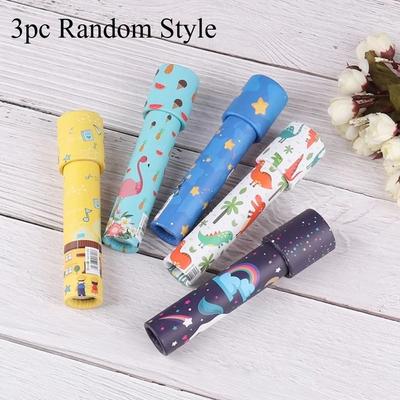 Uplift Picks Classic Rotating Kaleidoscope Educational Puzzle Toy For Kids 3 Pcs random Style